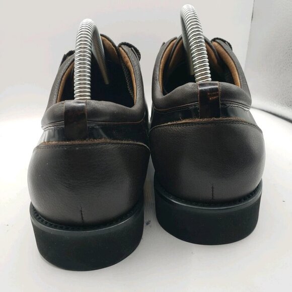 Playboy Leather Mens Size 8 255 Lace-up Burgundy Dress Shoes - Picture 5 of 9